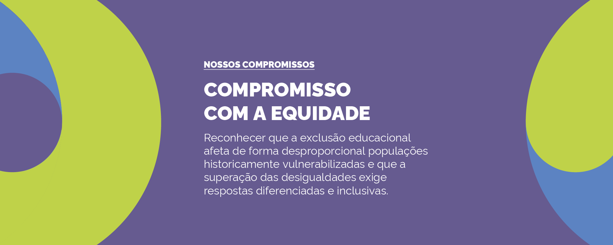Compromisso com a equidade
