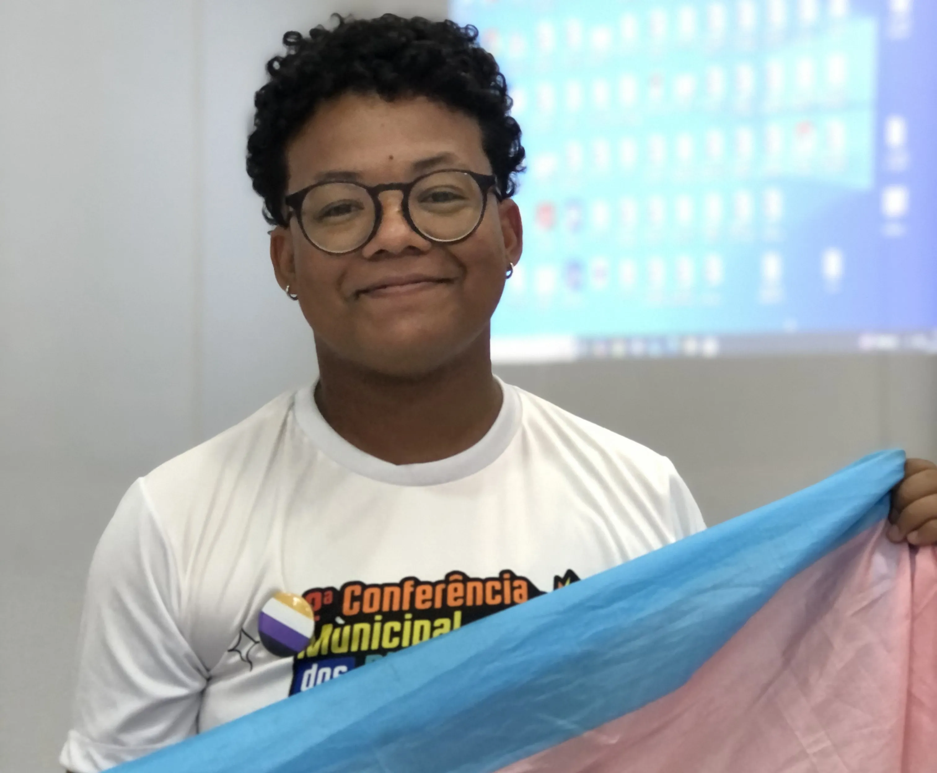 Taylo Miguel Araújo dos Santos, representante do Instituto Brasileiro de Transmasculinidades.