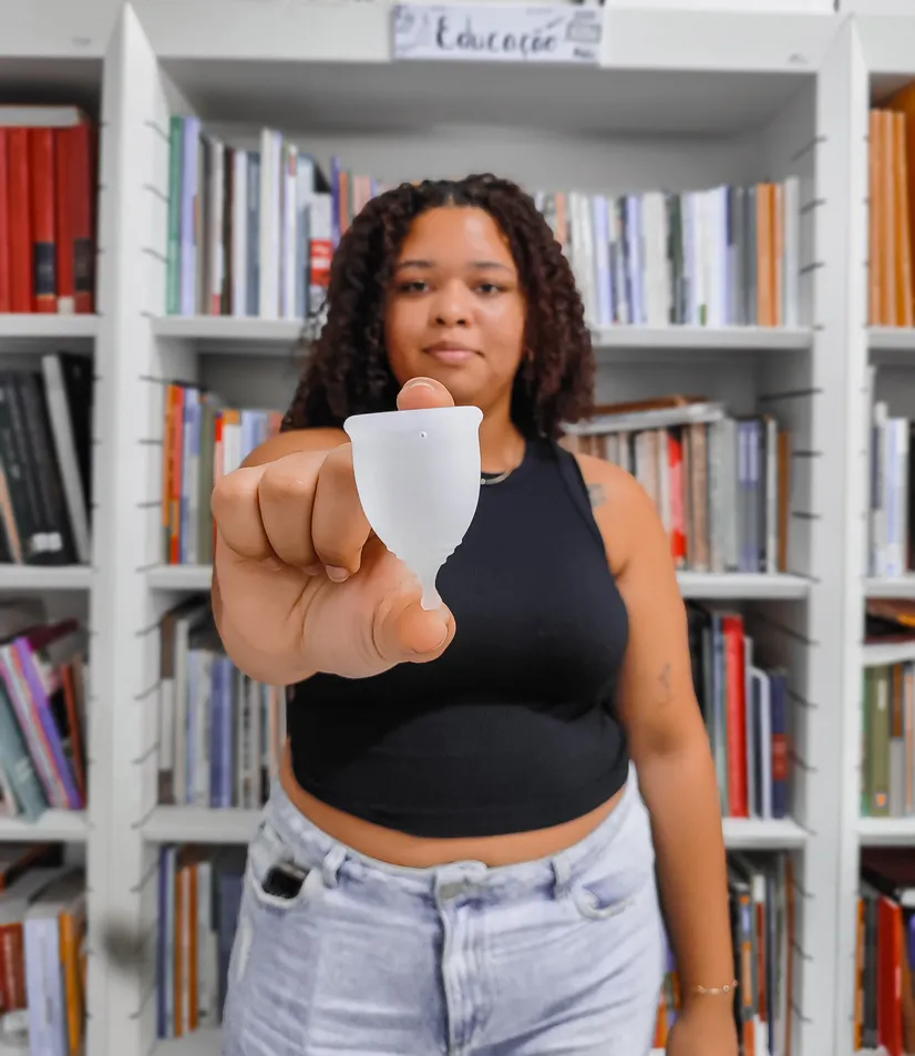 O coletor menstrual ganha espaço como símbolo de dignidade e autonomia. Foto: Linda Rodrigues