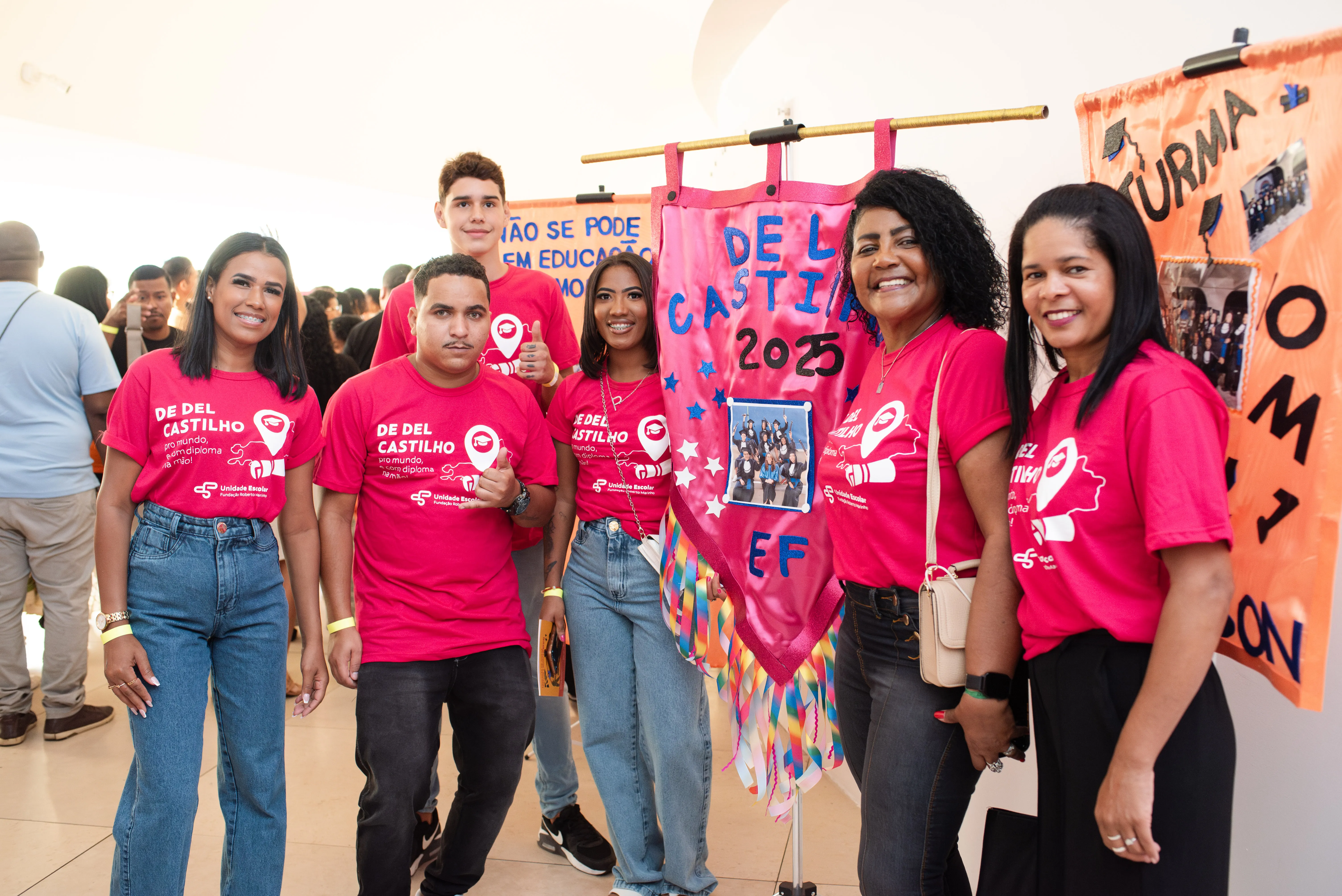 Estudantes da Unidade Escolar FRM