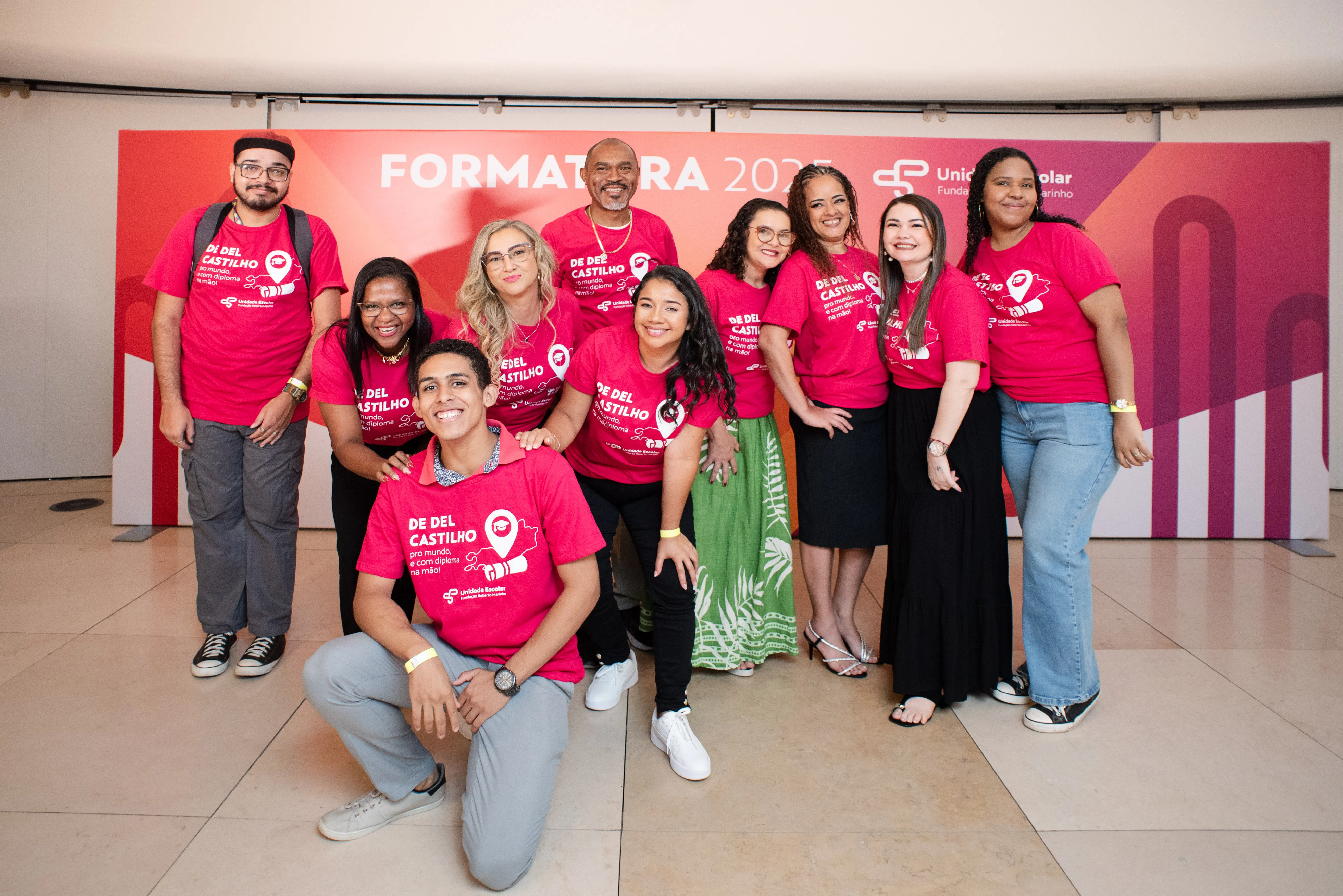 Estudantes da Unidade Escolar FRM
