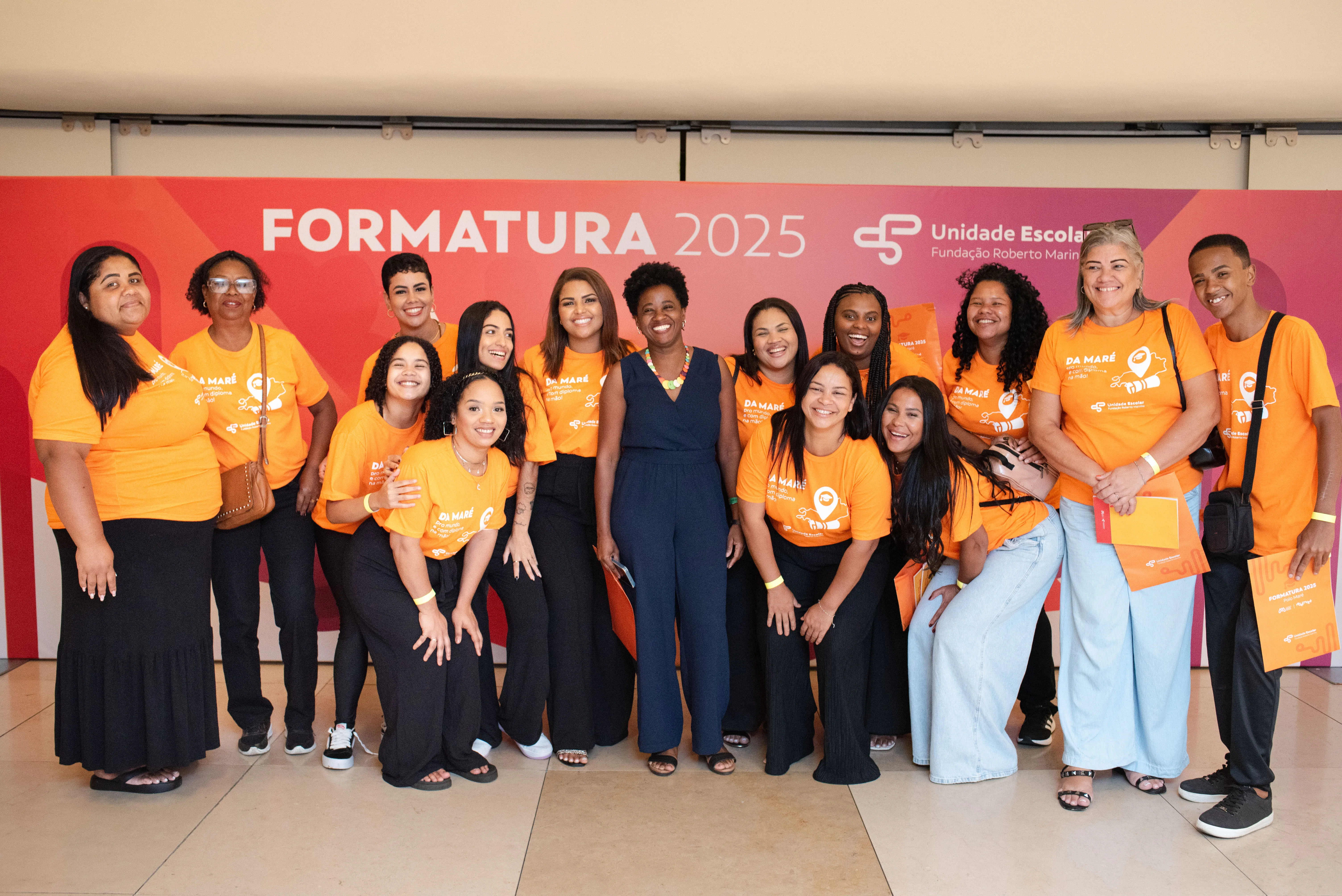 Estudantes da Unidade Escolar FRM