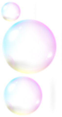 Bolhas imagem acessório do layout