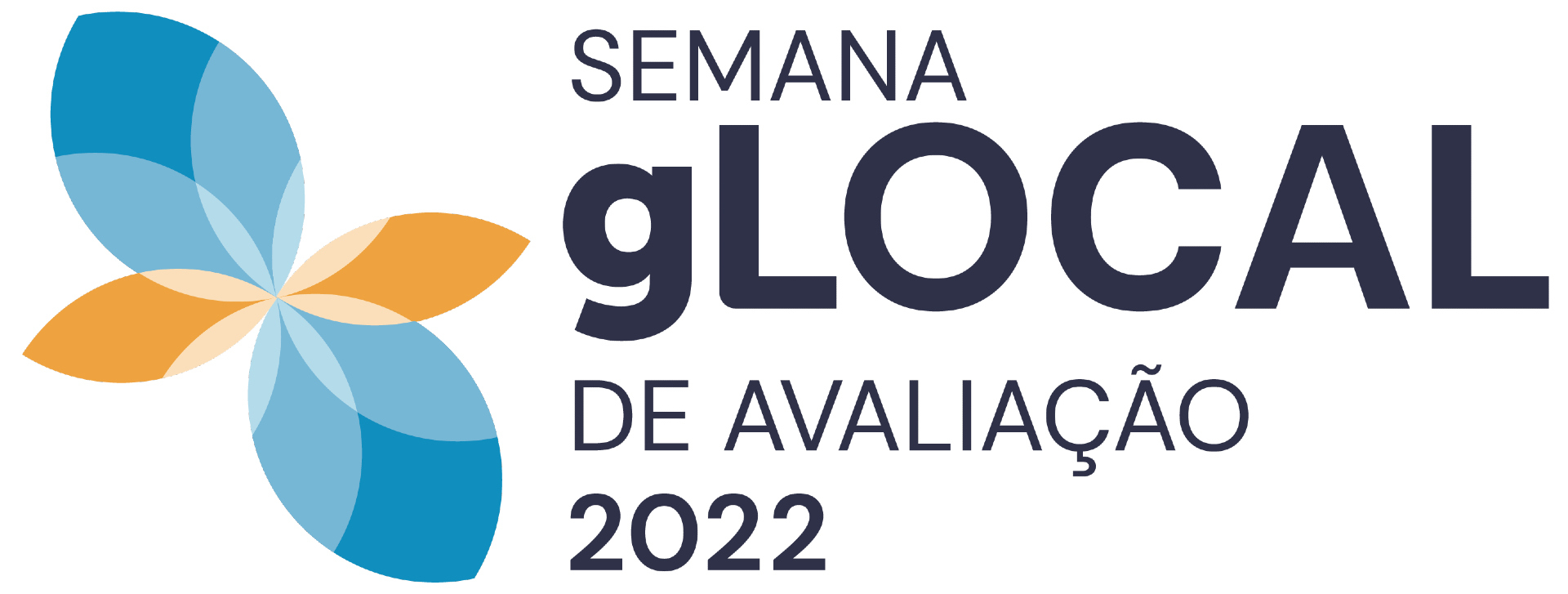 Logomarca do evento Semana gLocal de Avaliação 2022.