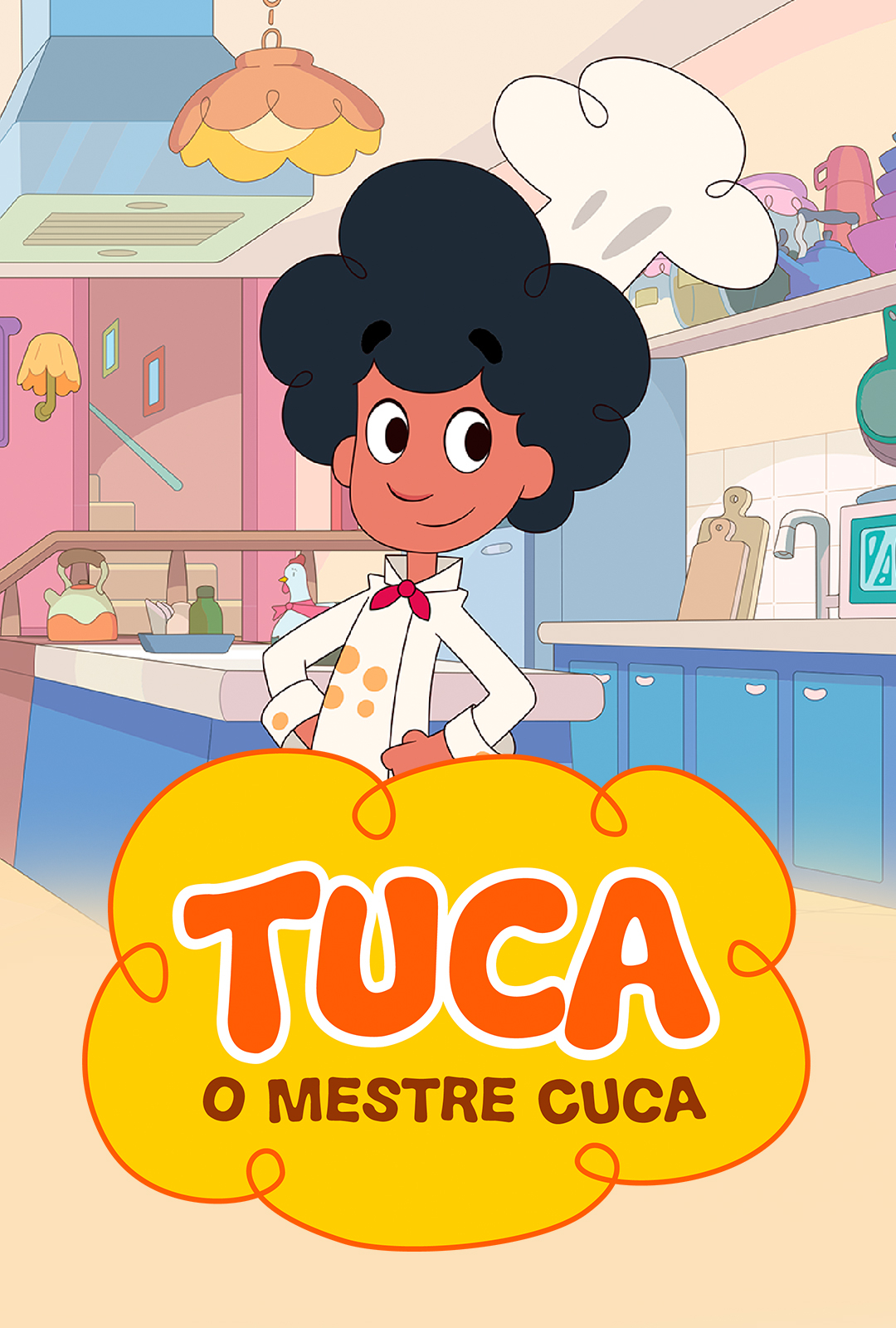Pôster do programa "Tuca, O Mestre Cuca"