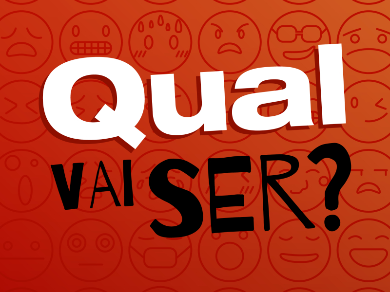 Imagem da logomarca do podcast Qual Vai ser?