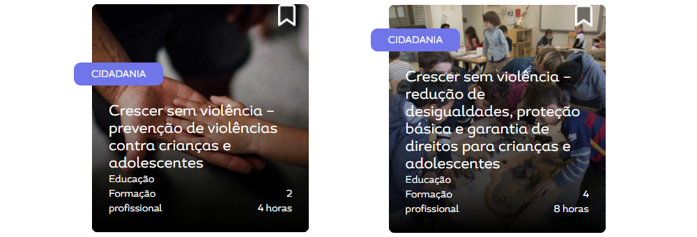 Outro print da página de cursos online e gratuitos do Futura