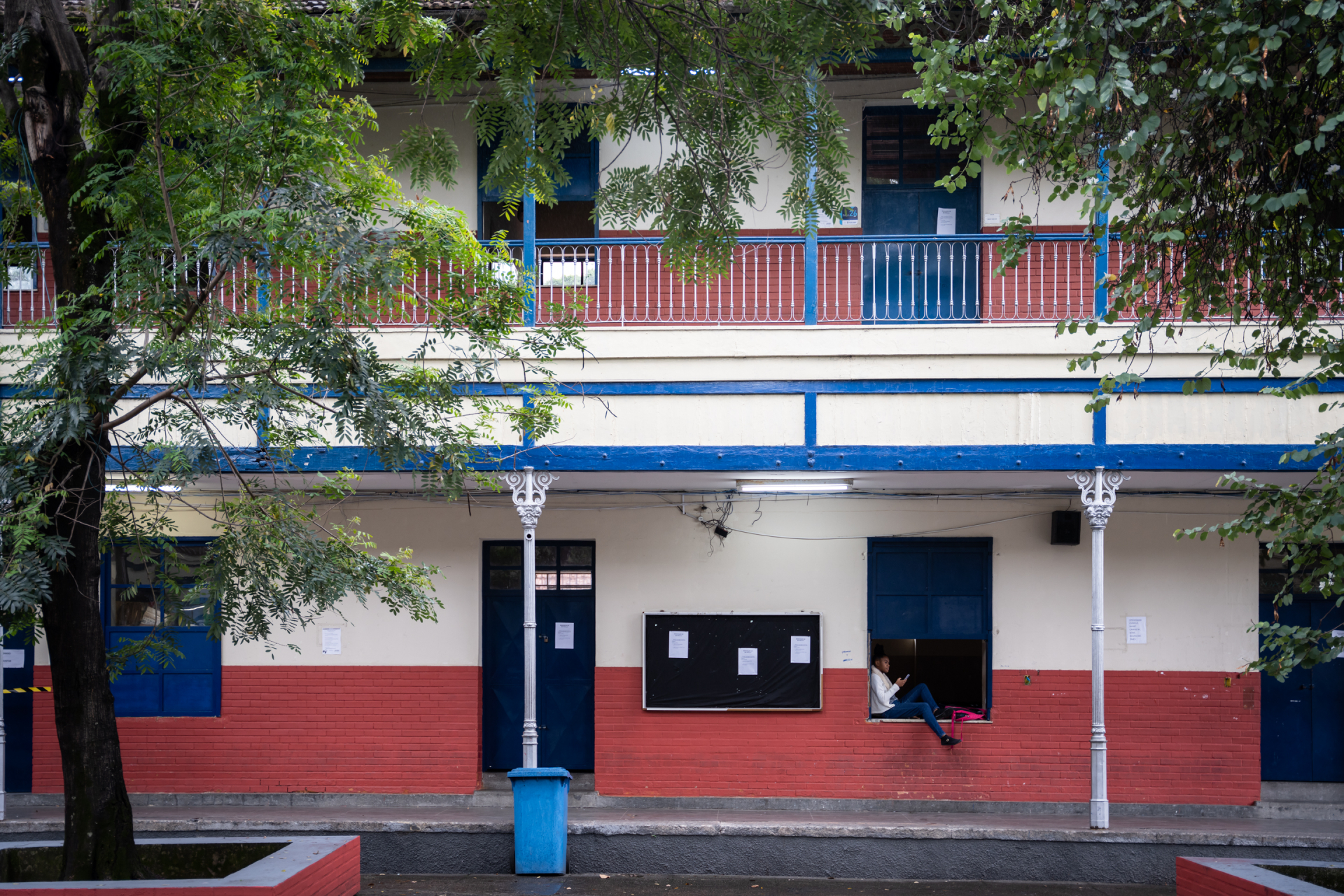 Colégio Estadual João Alfredo nos bastidores da gravação da série "Desafio Nas Escolas". Foto: Divulgação