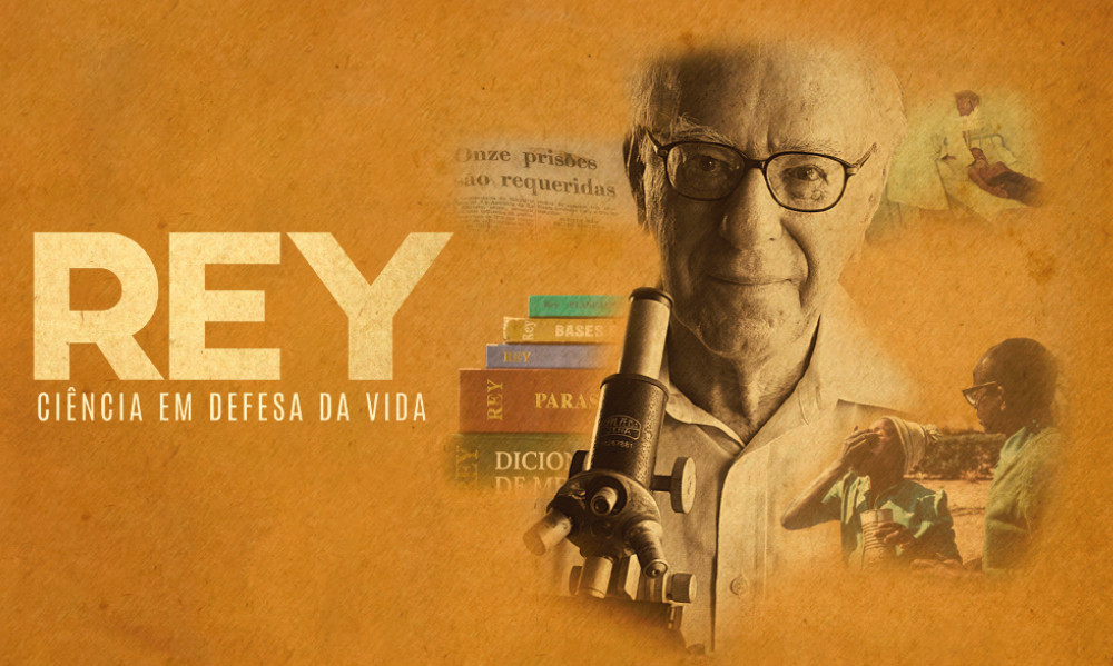 Logomarca do documentário Rey