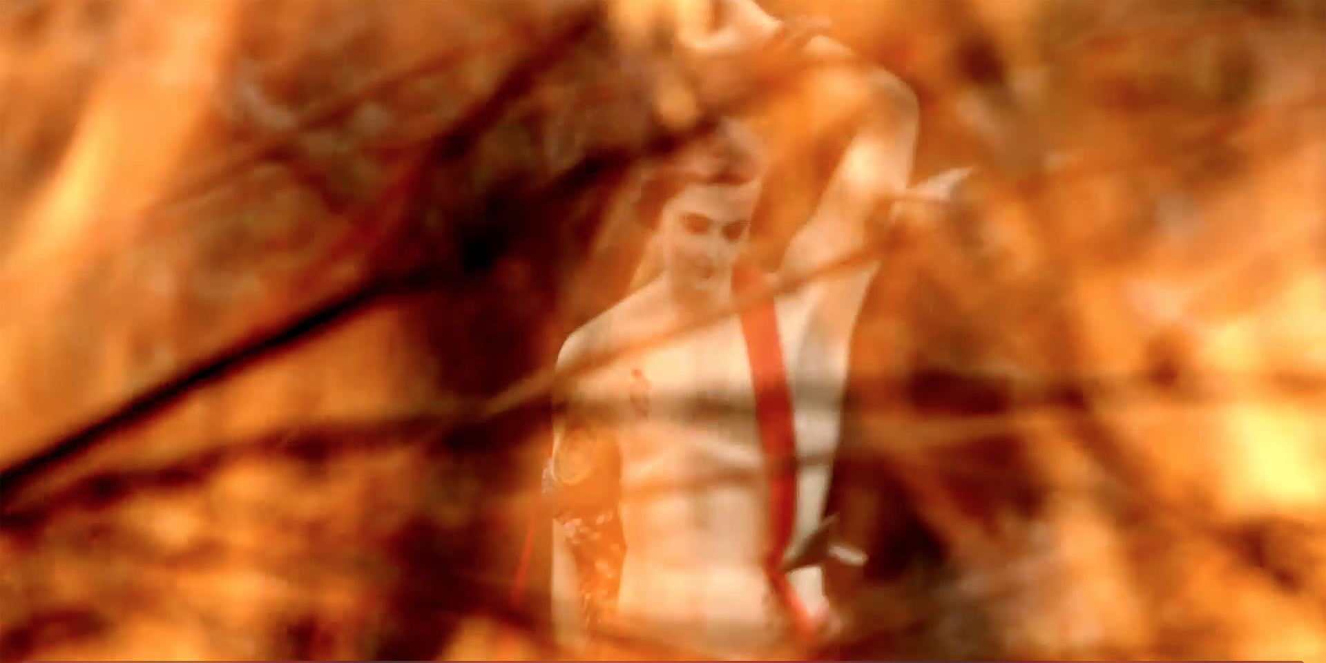 Imagem abstrata com uma mulher ao fundo.