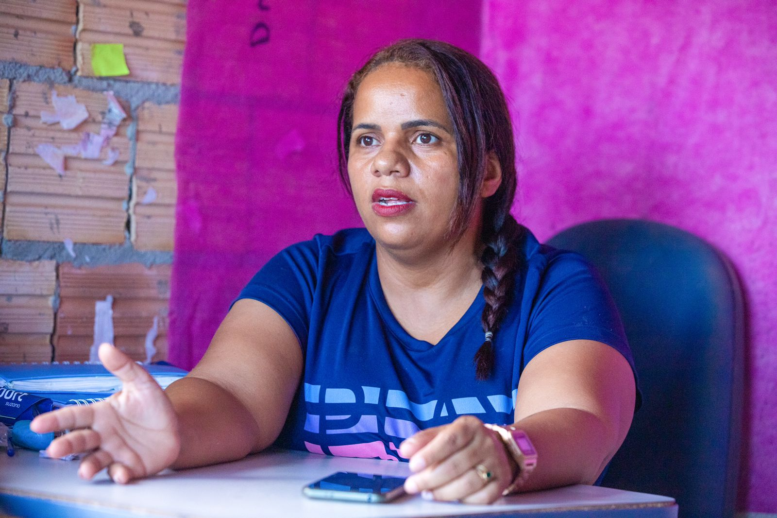 Líder comunitária luta por um posto de saúde para comunidade no Residencial Magalhães Crédito: Evangelista Rocha
