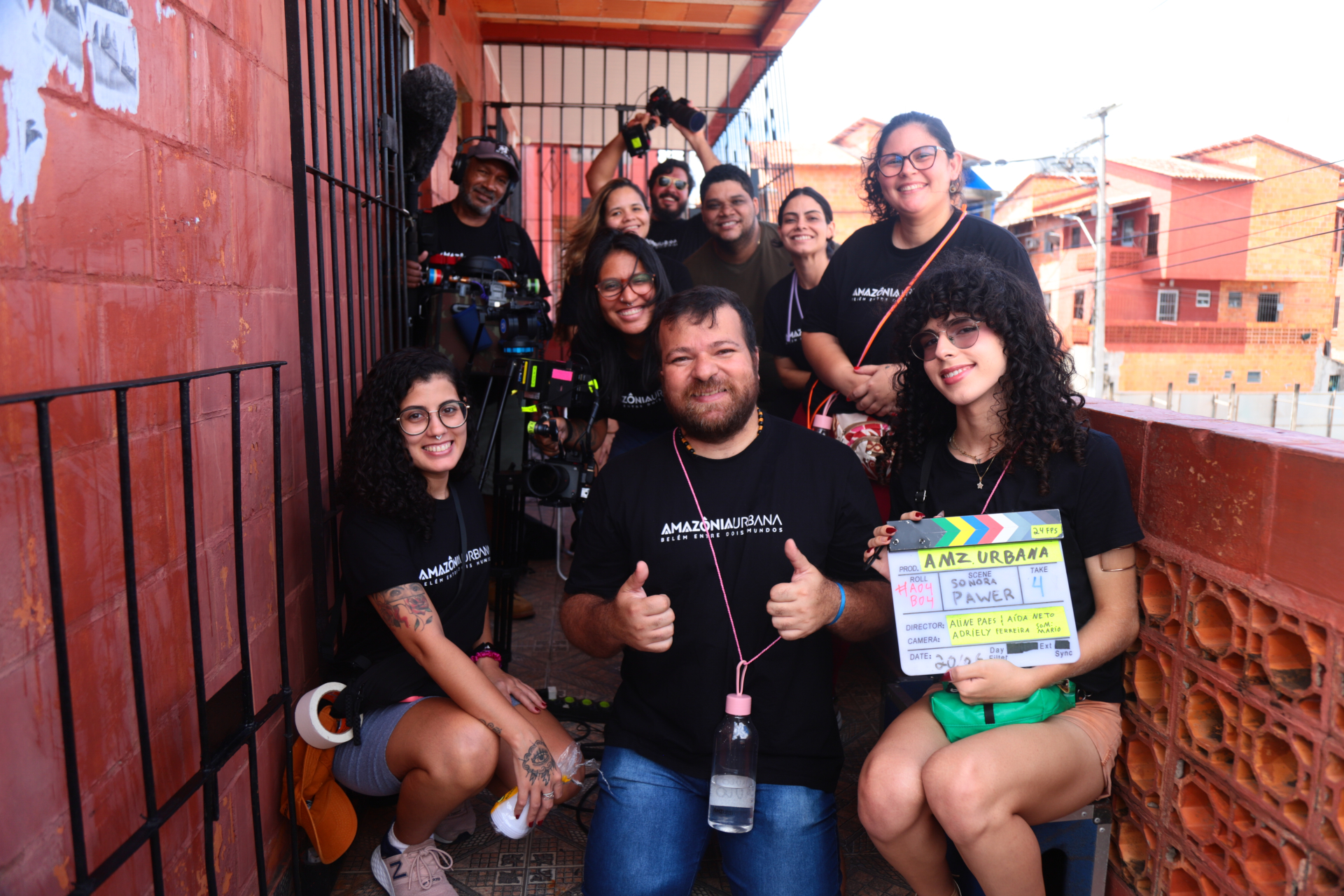 Equipe do último documentário produzido pelo Edital DOC Futura, ‘Amazônia Urbana’ (2025). 