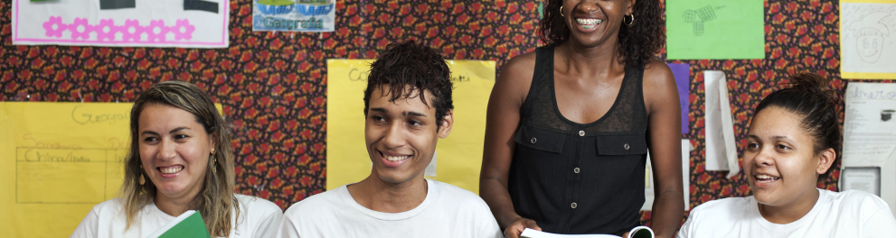 alunos em sala de aula