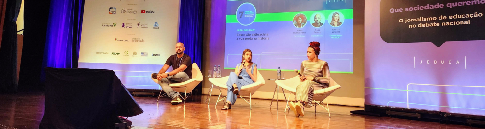 Palco do evento Jeduca