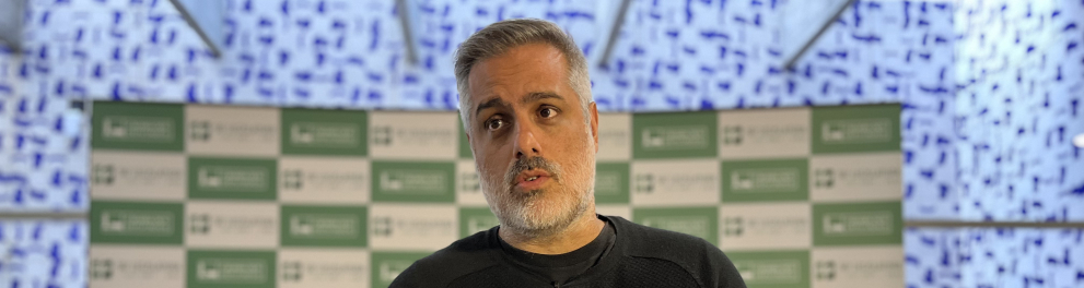 André Fran em Brasília na gravação da terceira temporada da série Meme Explica