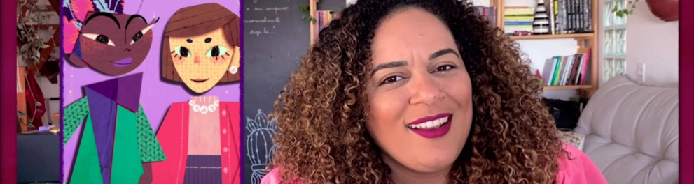Elisama Santos nos bastidores da gravação da série Que Corpo é Esse