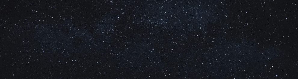 Imagem de estrelas e da galáxia