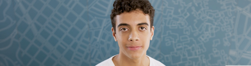 Gabriel Melo aluno do Ensino Médio