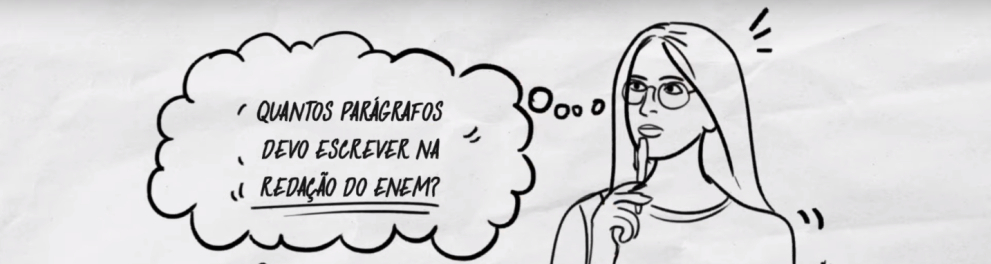 Imagem do episódio Parágrafos na redação - Português da série Descomplicando o Enem