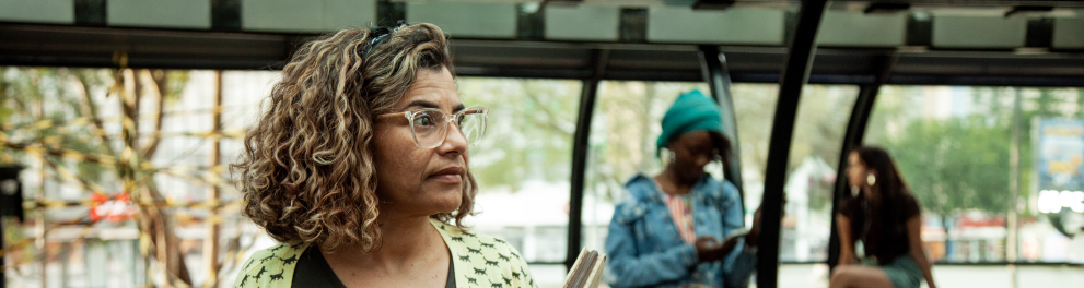 Bastidores da gravação do documentário "Mulheres que Migram"