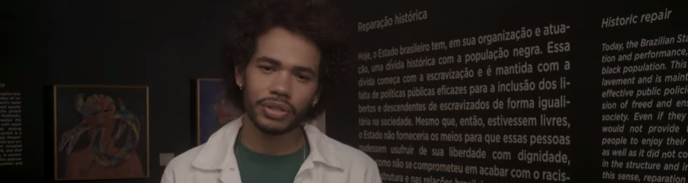Leonne Gabriel no episódio As cotas revolucionaram o ensino superior brasileiro da primeira temporada da série Consciência Negra: Reconhecer e Reparar