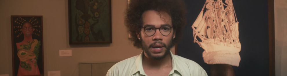 Leonne Gabriel no episódio Quilombo: resistência e organização negra da primeira temporada da série Consciência Negra: Reconhecer e Reparar