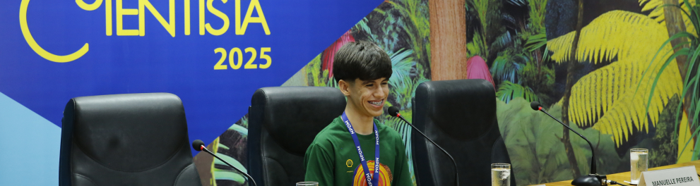 Raul vencedor Prêmio Jovem Cientista