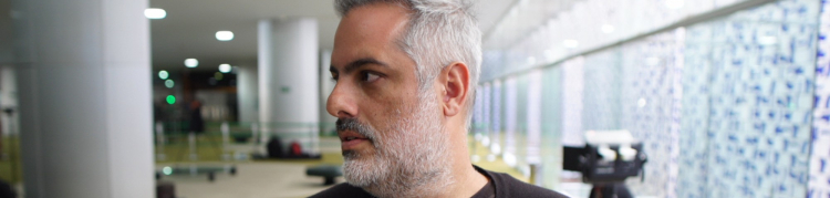 André Fran em Brasília na gravação da terceira temporada da série Meme Explica