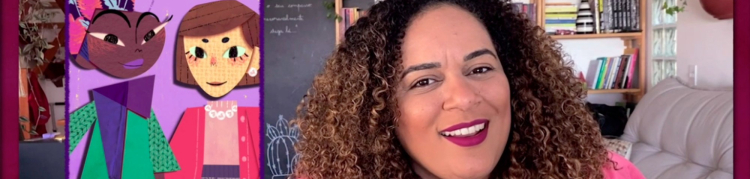 Elisama Santos nos bastidores da gravação da série Que Corpo é Esse