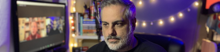 André Fran nos bastidores das gravações