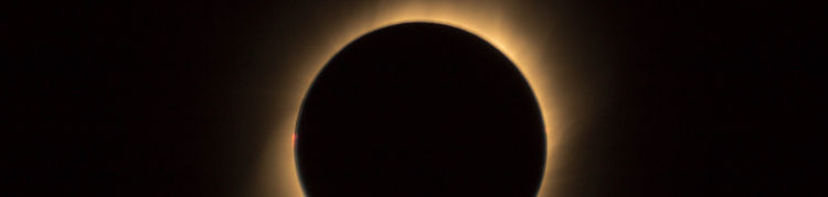Um eclipse solar