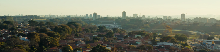 O horizonte de uma cidade