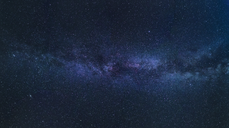 Várias estrelas no céu