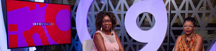 Rosangela Malachias na gravação do episódio Educomunicação do programa Entrevista: Educação Antirracista