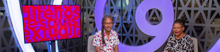 Guimes Rodrigues Filho na gravação do episódio Ciências exatas antirracistas do programa Entrevista: Educação Antirracista