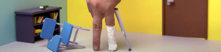 Imagem do episódio Fraturas da série Primeiros Socorros nas Escolas