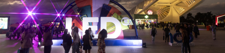 A imagem mostra o Festival LED 2025